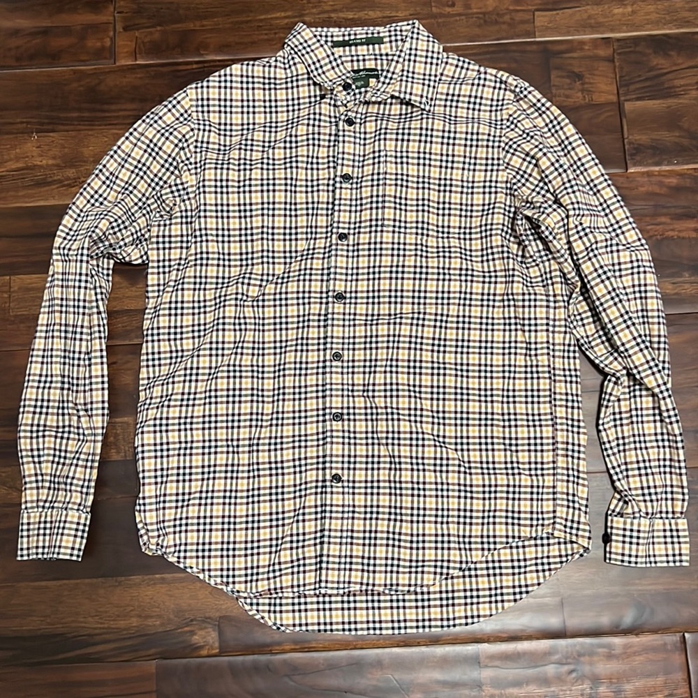 Men’s Sz Large Tall Eddie Bauer Button down.